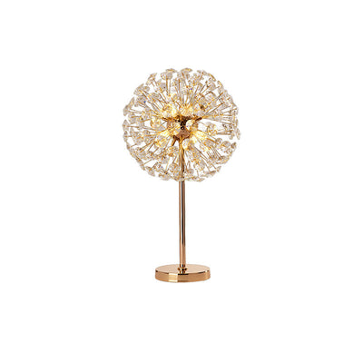 BloomSphere – Elegant Dandelion Crystal Table Lamp