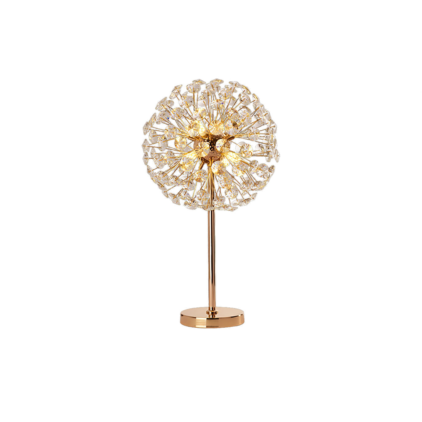 BloomSphere – Elegant Dandelion Crystal Table Lamp