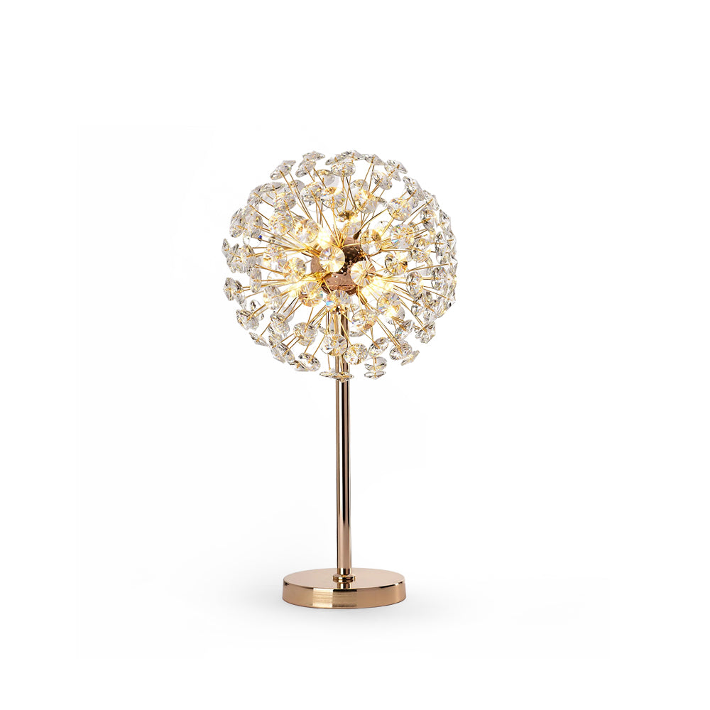 BloomSphere – Elegant Dandelion Crystal Table Lamp
