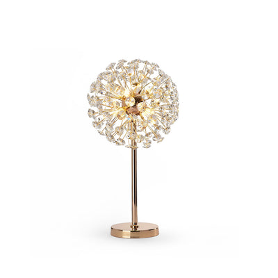BloomSphere – Elegant Dandelion Crystal Table Lamp