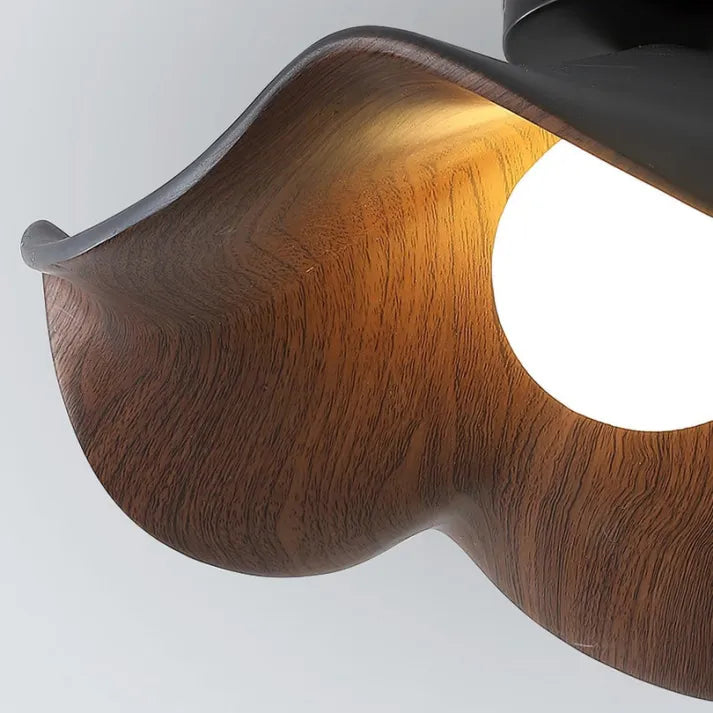NordicPetal – Wooden Lotus Ceiling Fixture