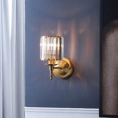 GlowVintage – Luxe Crystal Wall Lamp