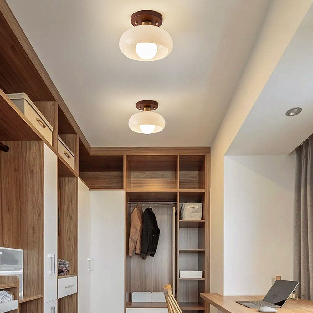 EraLume – Retro White Ceiling Light