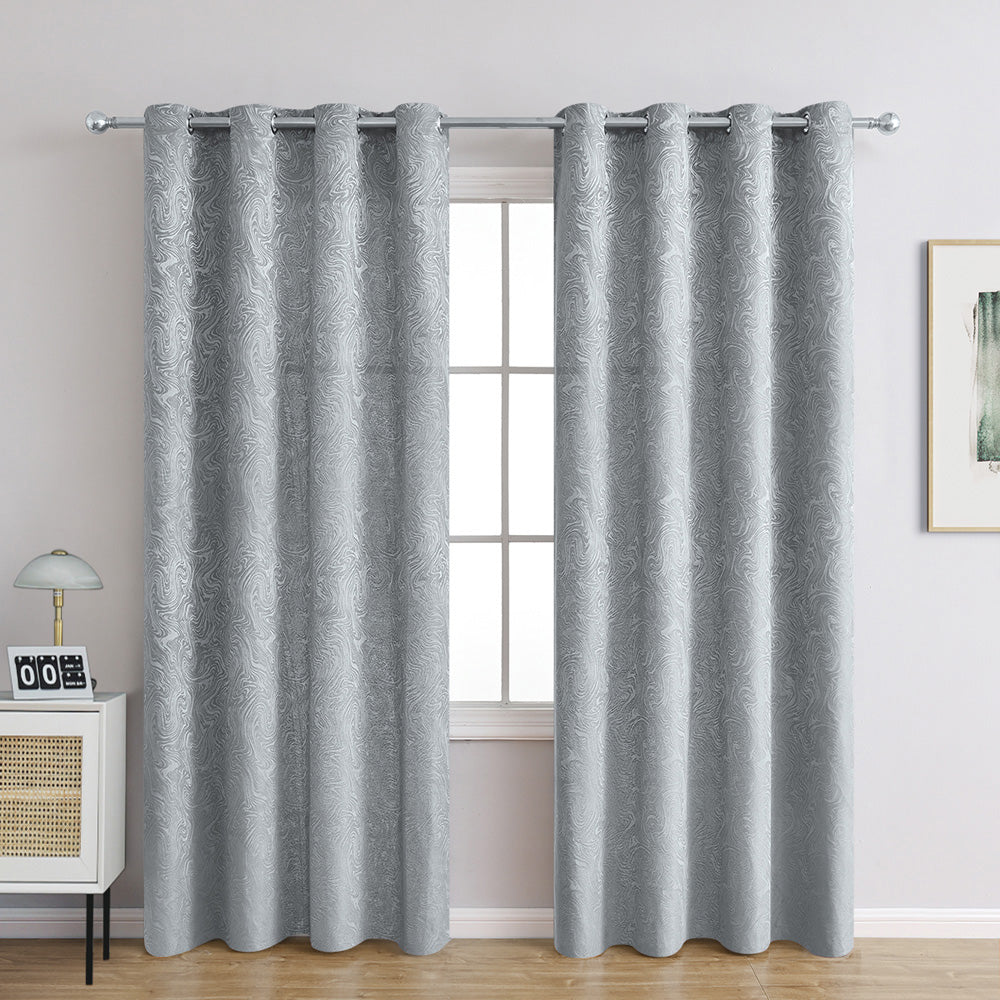 LuxeDrape – Textured Blackout Curtains for Modern Living