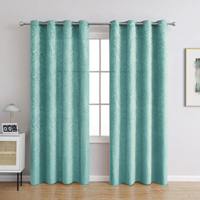LuxeDrape – Textured Blackout Curtains for Modern Living