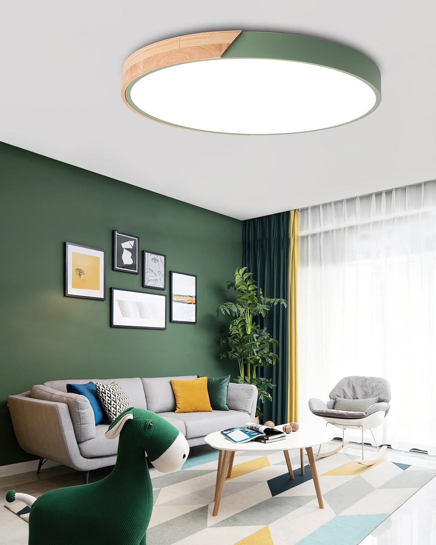 DelphiBeam - Ceiling Lamp with Sophisticated Design and Gentle Illumination