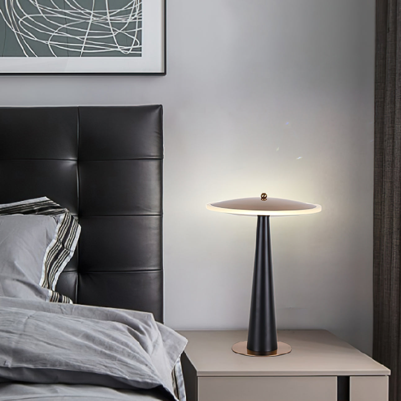 MetalAura – Copper Drum Table Lamp