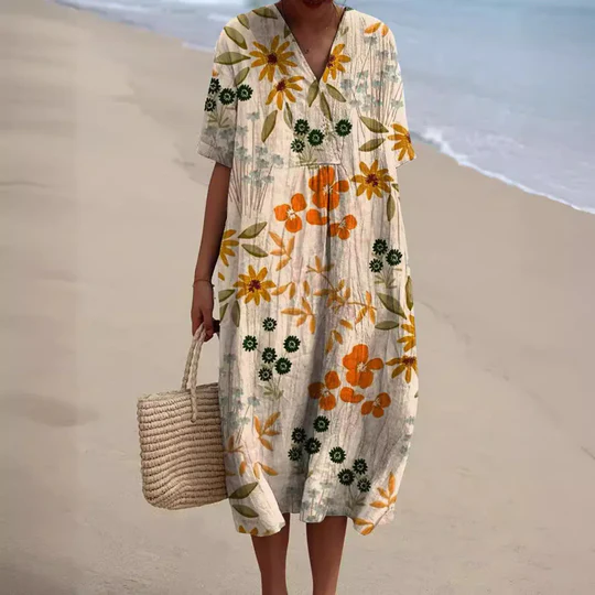 Elegant Georgina Dress for Spring – Lightweight and Comfortable Women's Fashion