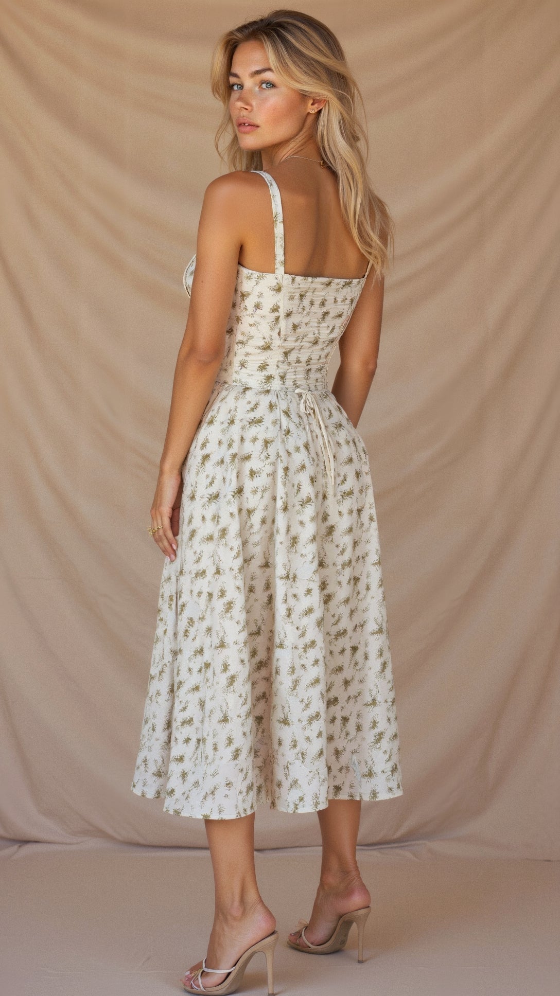 Elegant Kiana Midi Dress with Corset – Flattering Fit for Any Occasion