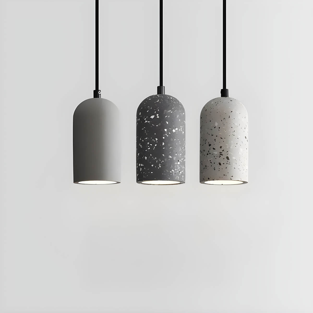 IronBeam - Forged Concrete Hanging Lamp