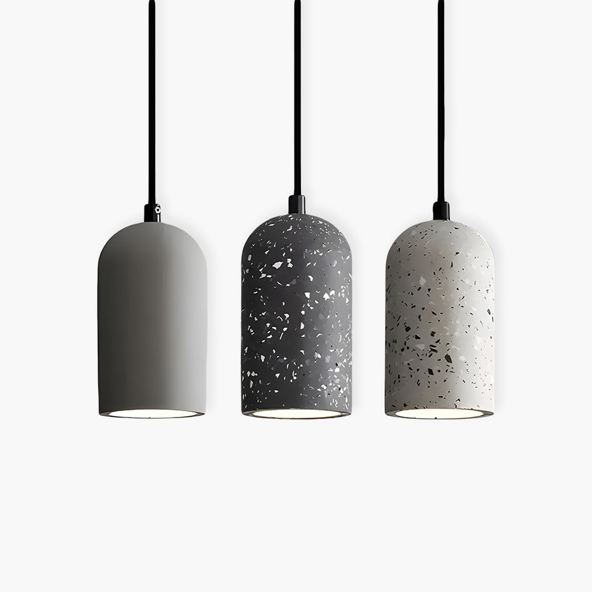 IronBeam - Forged Concrete Hanging Lamp