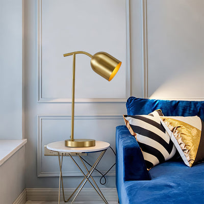 BrassGlow – Timeless Brass Table Lamp with Functional Design