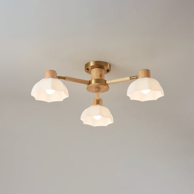 FloraAura - Ceiling Lamp with Flower Shape and Cozy Light Spread