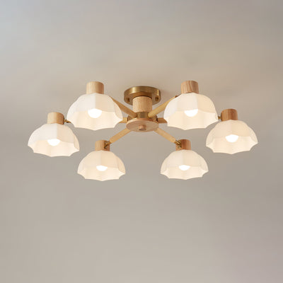 FloraAura - Ceiling Lamp with Flower Shape and Cozy Light Spread