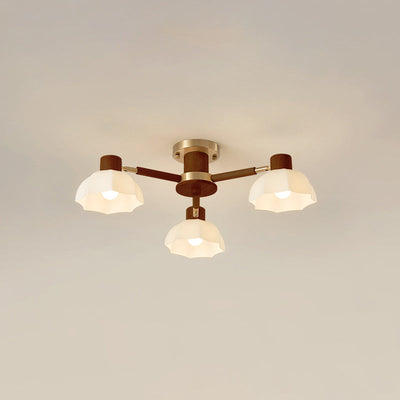 FloraAura - Ceiling Lamp with Flower Shape and Cozy Light Spread