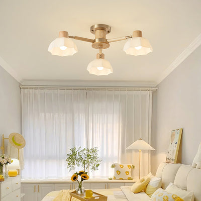 FloraAura - Ceiling Lamp with Flower Shape and Cozy Light Spread