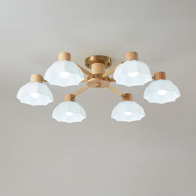 FloraAura - Ceiling Lamp with Flower Shape and Cozy Light Spread
