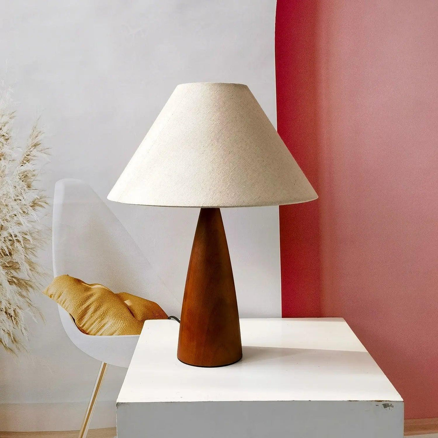 FusionGlow - Retro Solid Wood Lighting