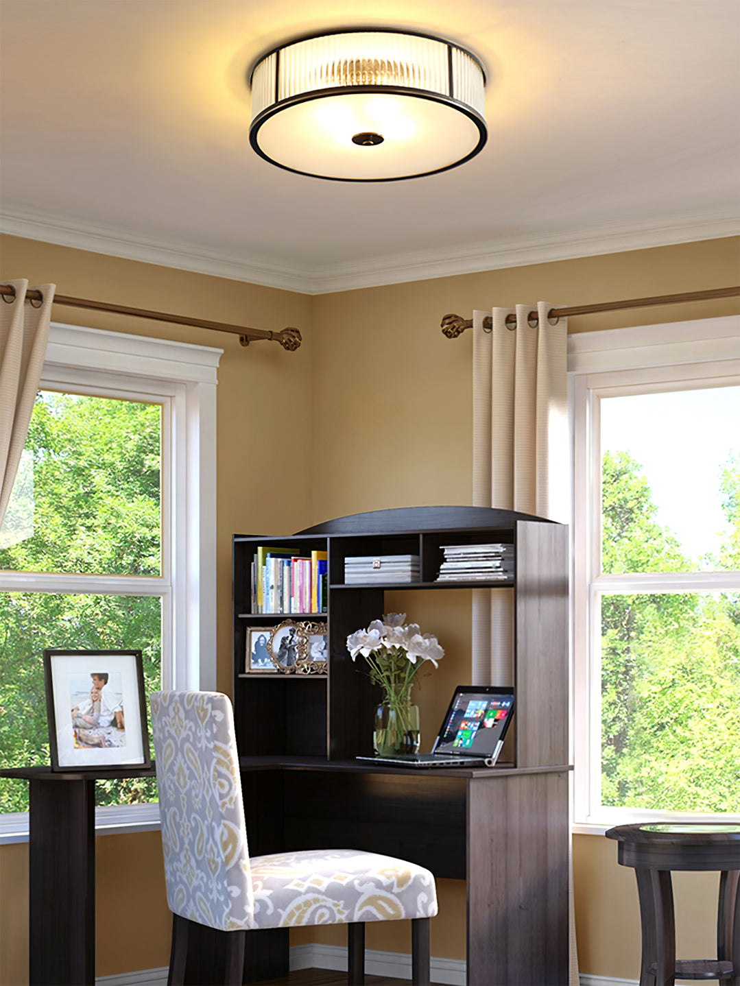 GenevaAura - Ceiling Lamp with Classic Charm and Inviting Light Spread