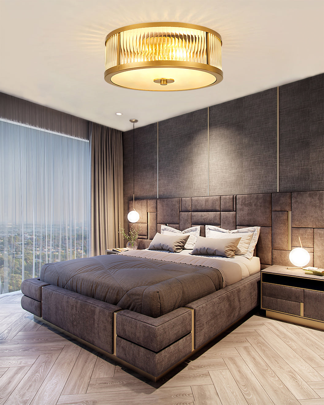GenevaAura - Ceiling Lamp with Classic Charm and Inviting Light Spread
