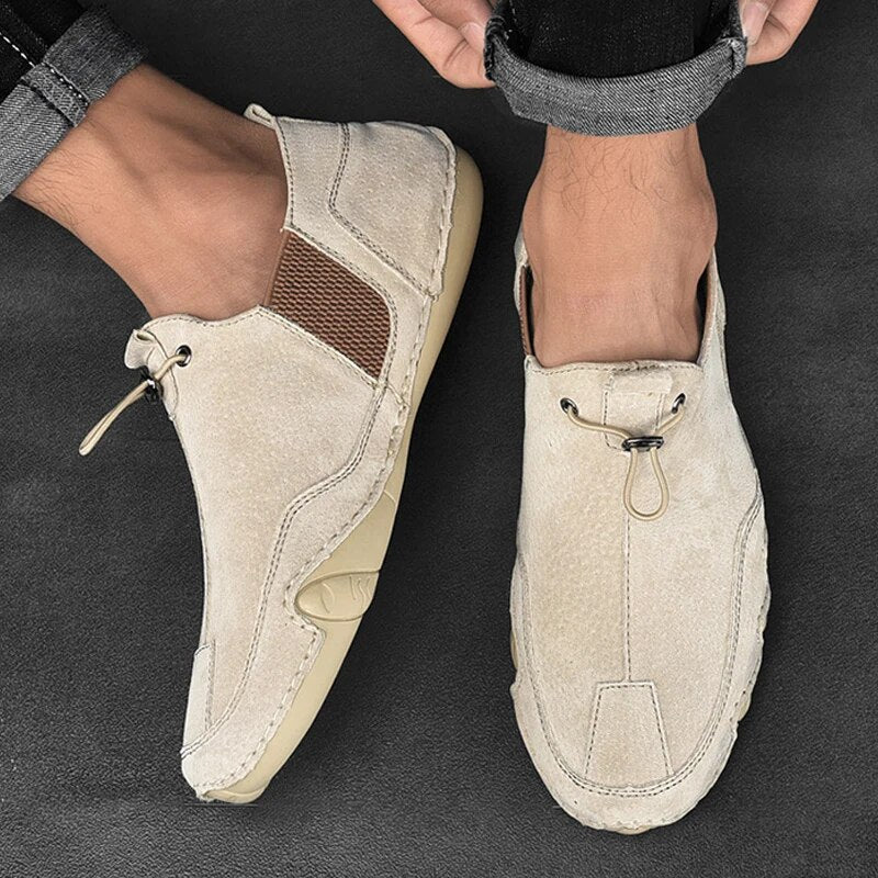 Genuine Leather Loafers for Men – Lightweight Comfort and Versatile Style