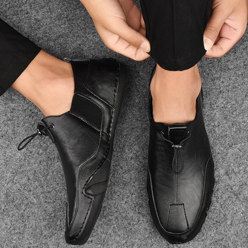 Genuine Leather Loafers for Men – Lightweight Comfort and Versatile Style
