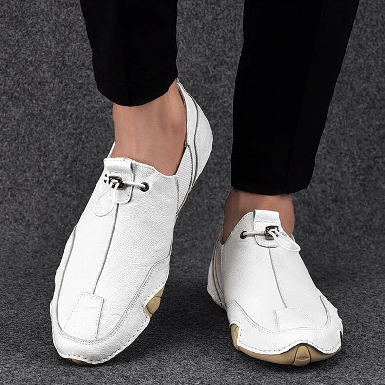 Genuine Leather Loafers for Men – Lightweight Comfort and Versatile Style