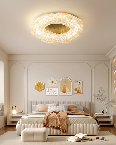 SculptureLuxe - Ceiling Light with Artistic Shape and Warm Glow