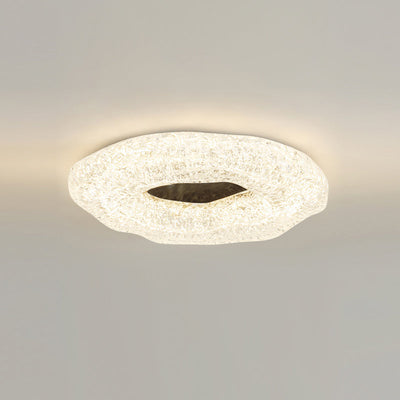 SculptureLuxe - Ceiling Light with Artistic Shape and Warm Glow