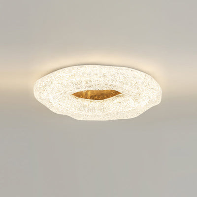 SculptureLuxe - Ceiling Light with Artistic Shape and Warm Glow