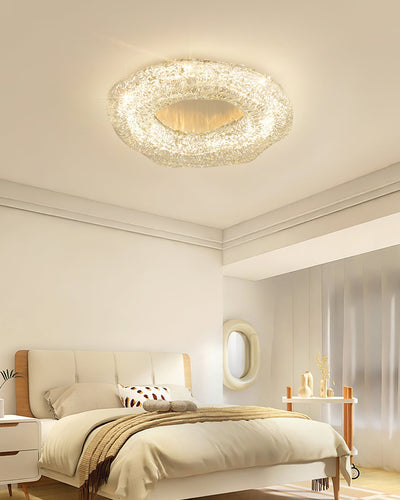 SculptureLuxe - Ceiling Light with Artistic Shape and Warm Glow