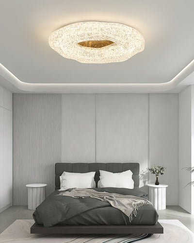 SculptureLuxe - Ceiling Light with Artistic Shape and Warm Glow