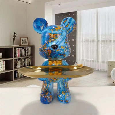 PawTag - Graffiti Bear Statue