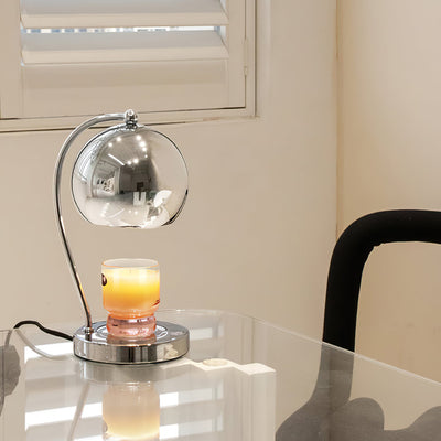 FlameGlow - Table Lamp with Candle-Like Light and Sleek Finish