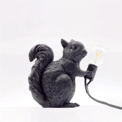 ForestGlow - Sophisticated Squirrel Lamp