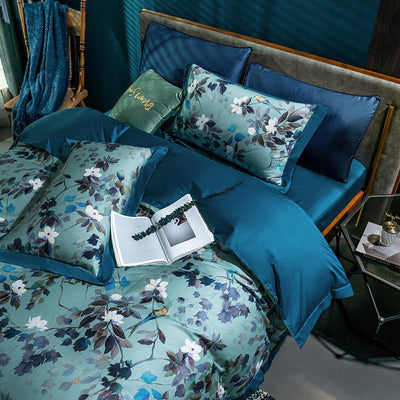 FloraPure - Egyptian Cotton Floral Bedding Set