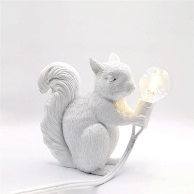 ForestGlow - Sophisticated Squirrel Lamp