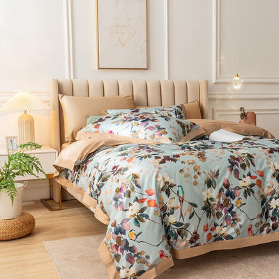 FloraPure - Egyptian Cotton Floral Bedding Set