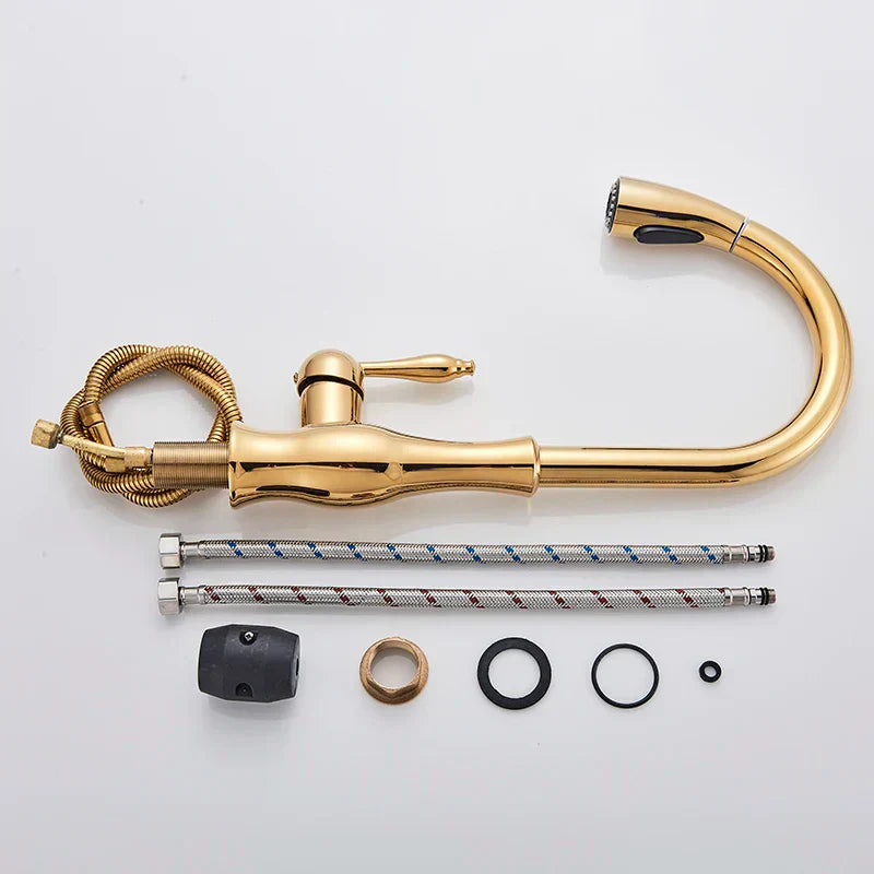 GoldenFlow - Stylish Gold Faucet