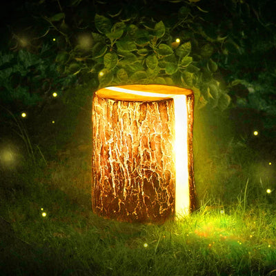 Creative Tree Stump Garden Light - Energy-Efficient Outdoor LED Lights, 50,000-Hour Lifespan