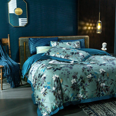 FloraPure - Egyptian Cotton Floral Bedding Set