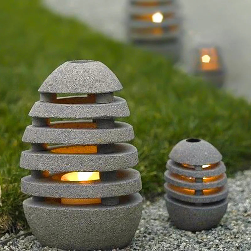 Japanese Style Outdoor Garden Lamp - Energy-Efficient LED Outdoor Light Fixture with 50,000-Hour Lifespan