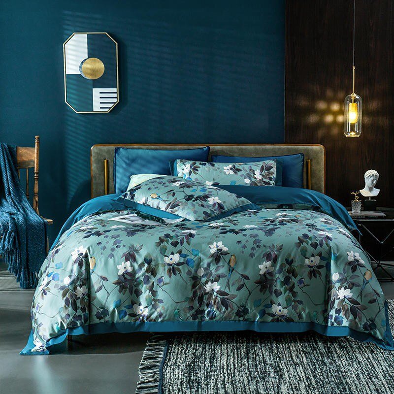 FloraPure - Egyptian Cotton Floral Bedding Set