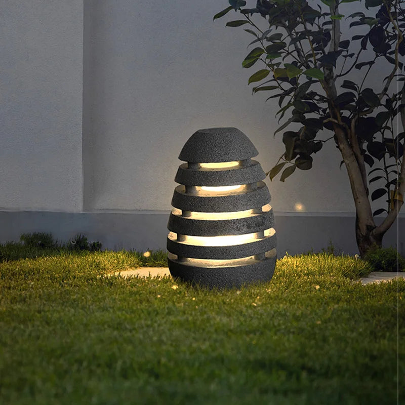 Japanese Style Outdoor Garden Lamp - Energy-Efficient LED Outdoor Light Fixture with 50,000-Hour Lifespan