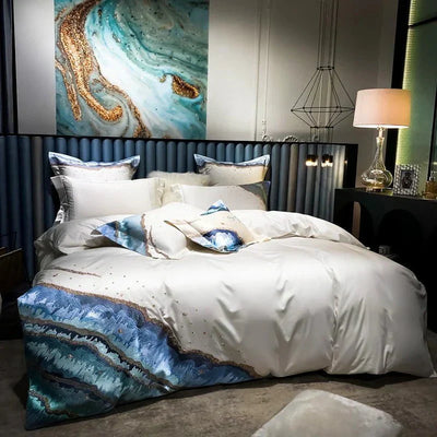 CrystalWave - Egyptian Cotton Duvet Cover Set