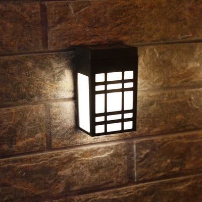 HikariGlow – Japanese-Inspired Solar Wall Light for Outdoor Serenity