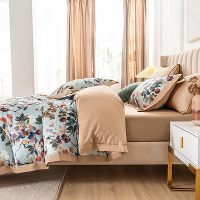 FloraPure - Egyptian Cotton Floral Bedding Set