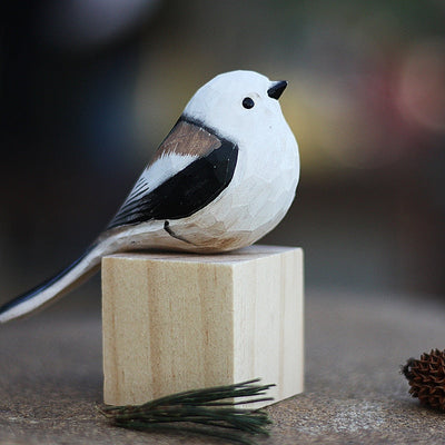 NordicFeathers - Elegant Wooden Bird Figurines