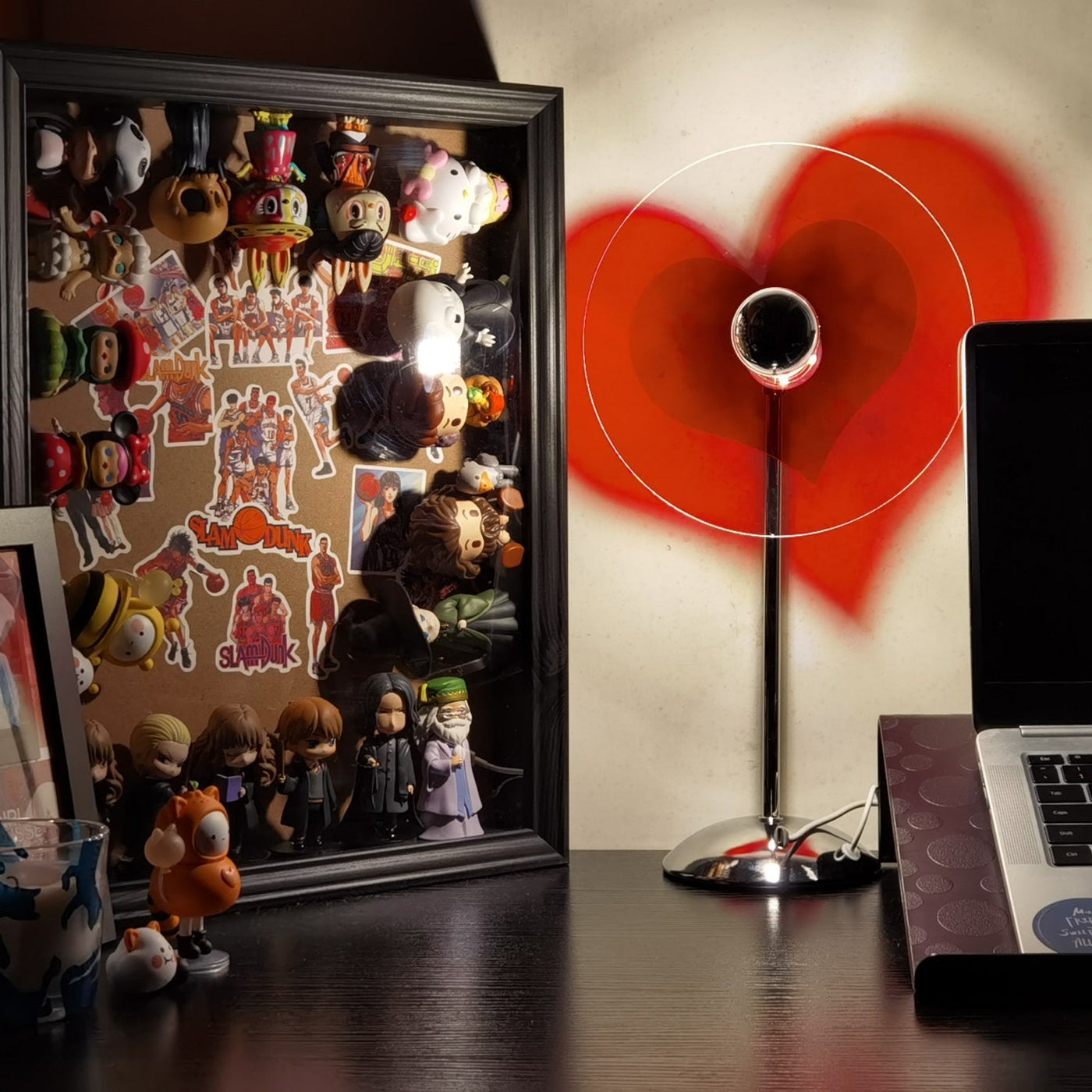 LoveGlow – Elegant Table Lamp with Rechargeable LED