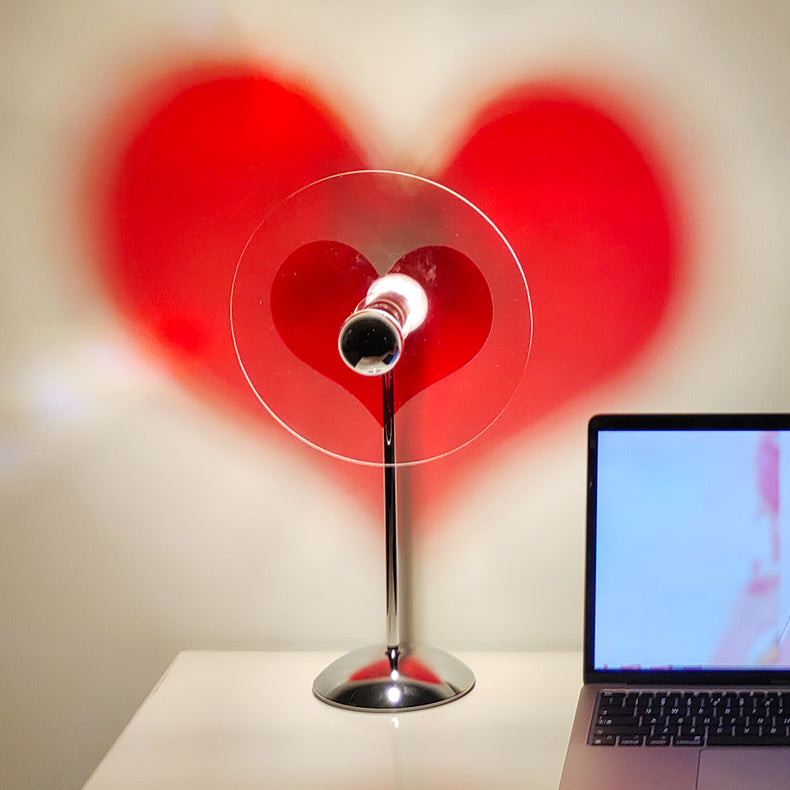 LoveGlow – Elegant Table Lamp with Rechargeable LED
